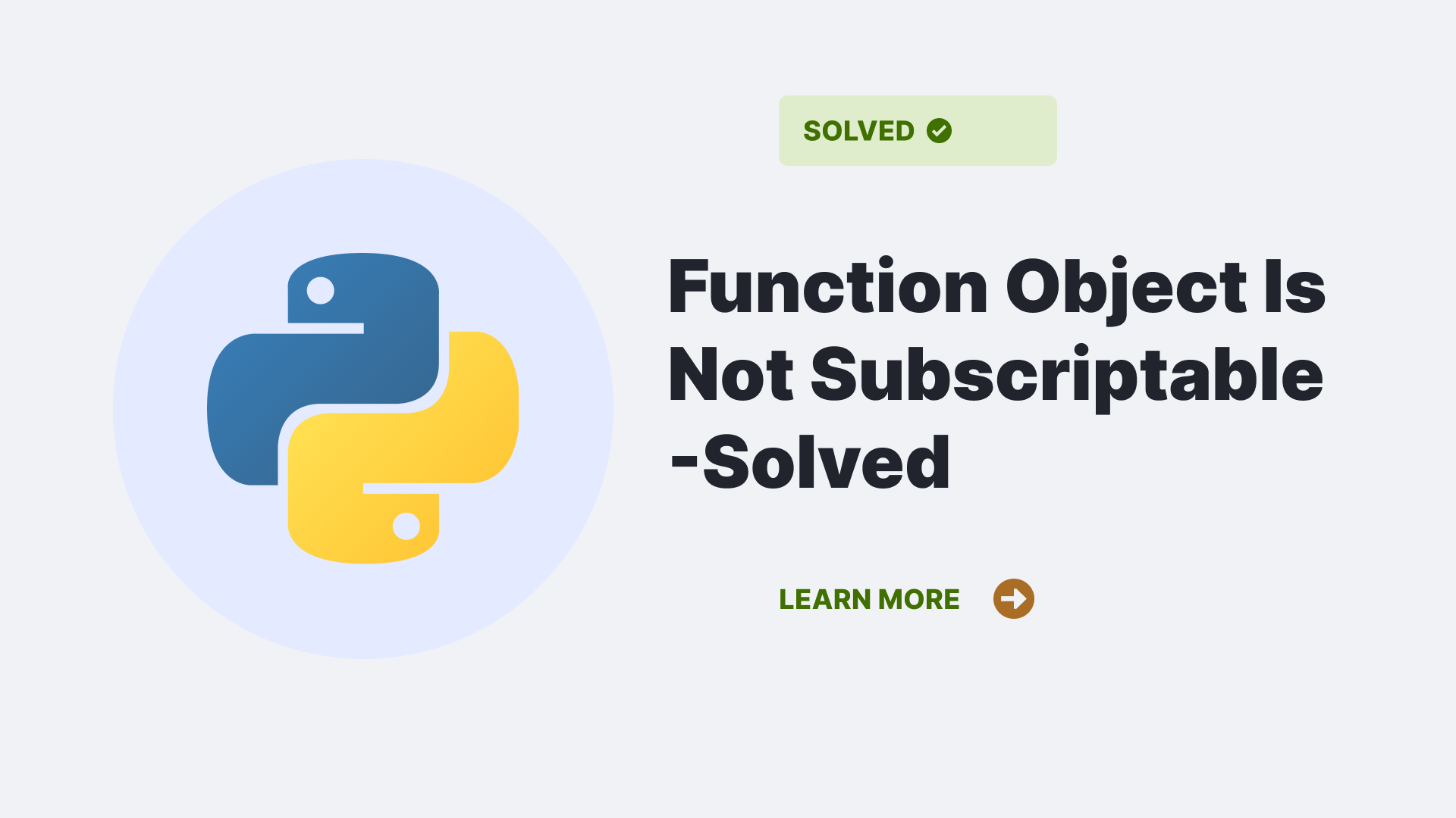 function object is not subscriptable