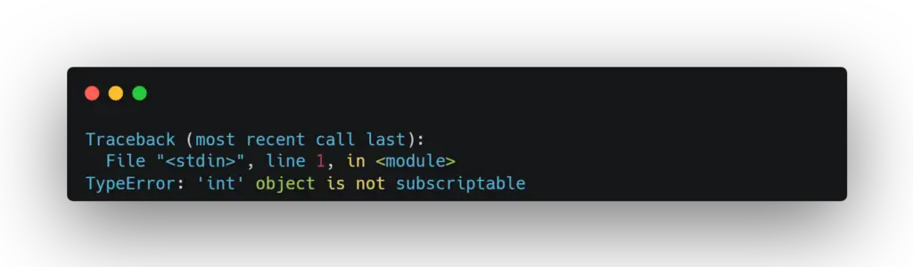python invalid index to scalar variable