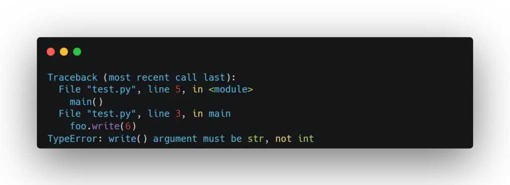 TypeError: expected a character buffer object