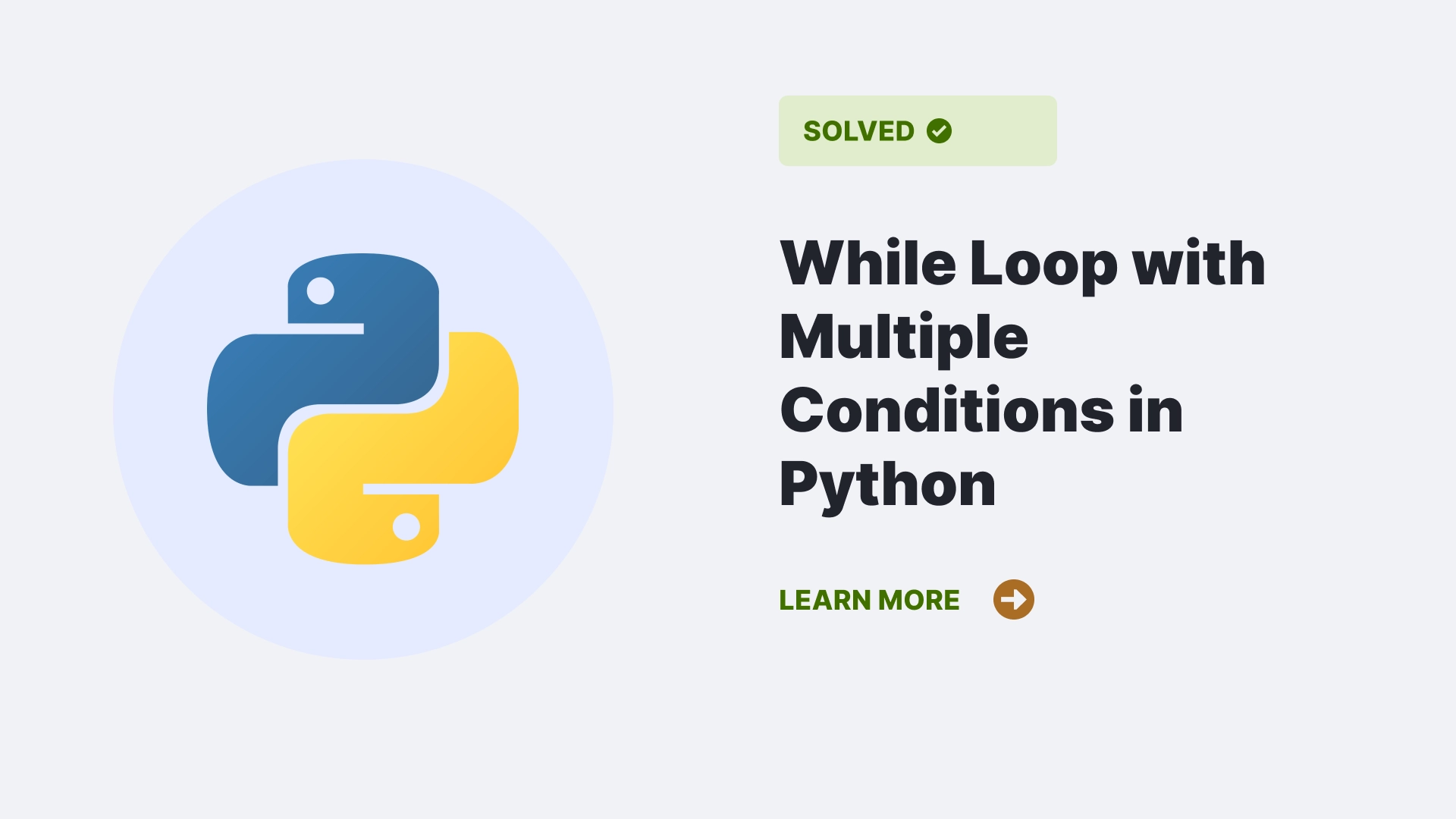 While Loop with Multiple Conditions in Python