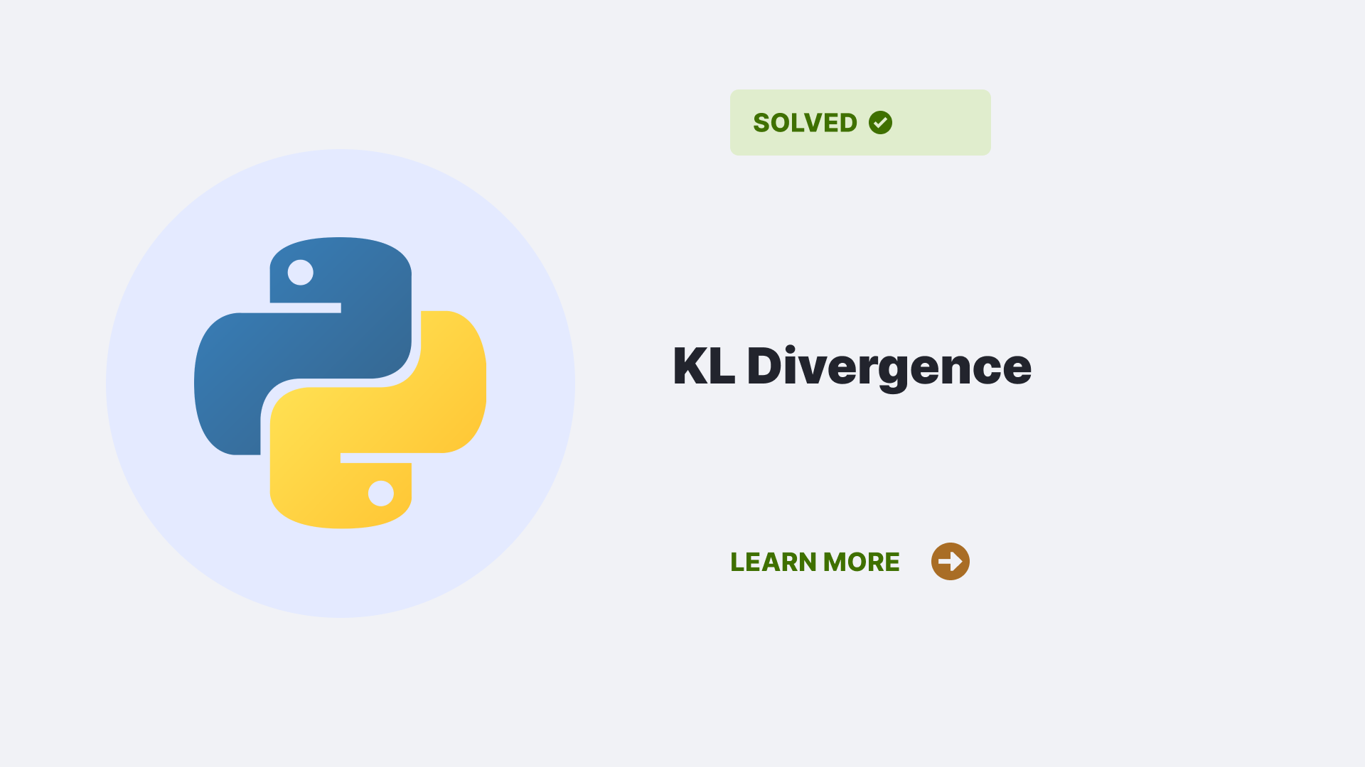 python kl divergence