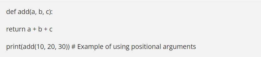 Syntax for positional argument