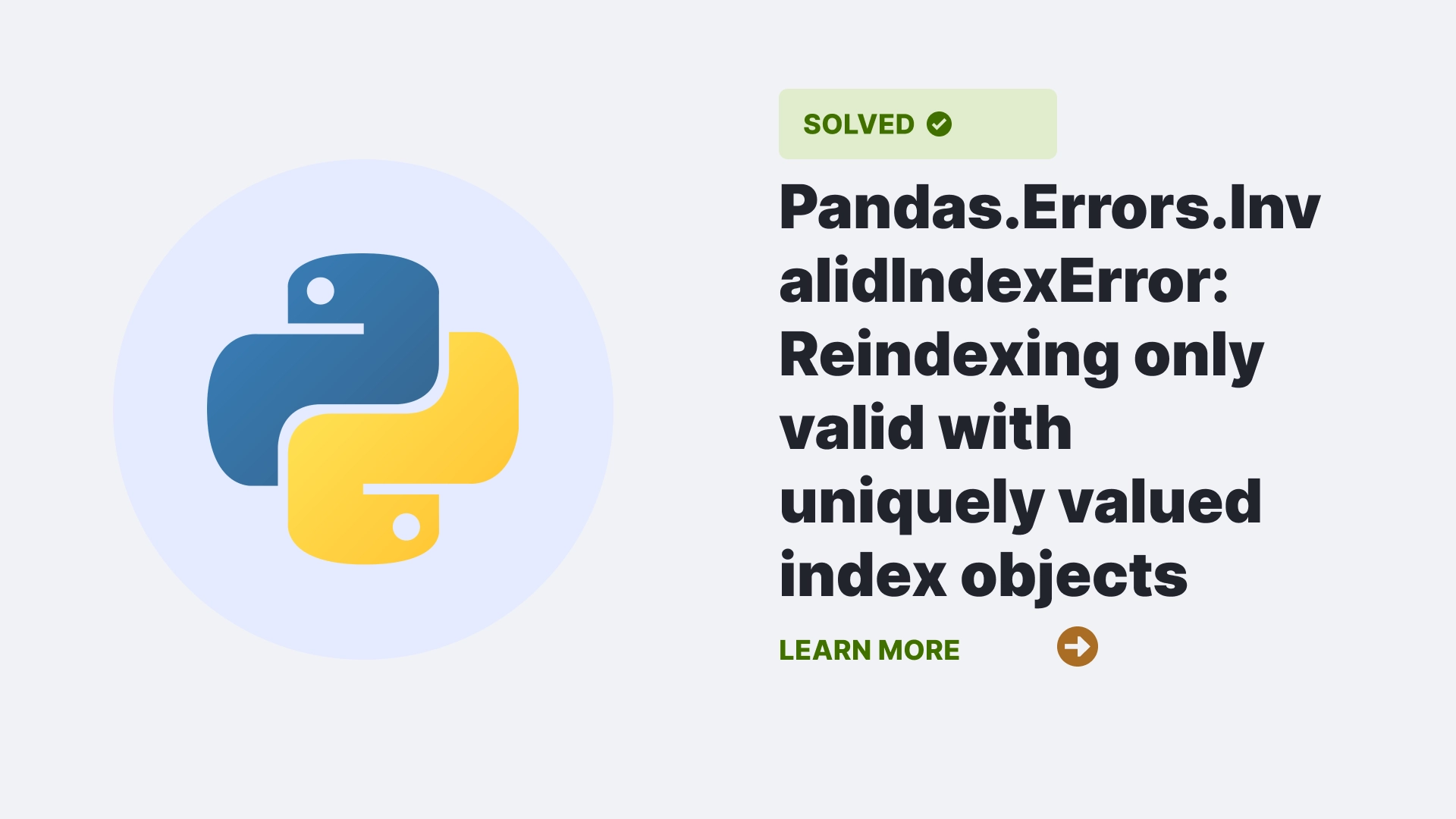 Pandas.Errors.InvalidIndexError: Reindexing only valid with uniquely valued index objects