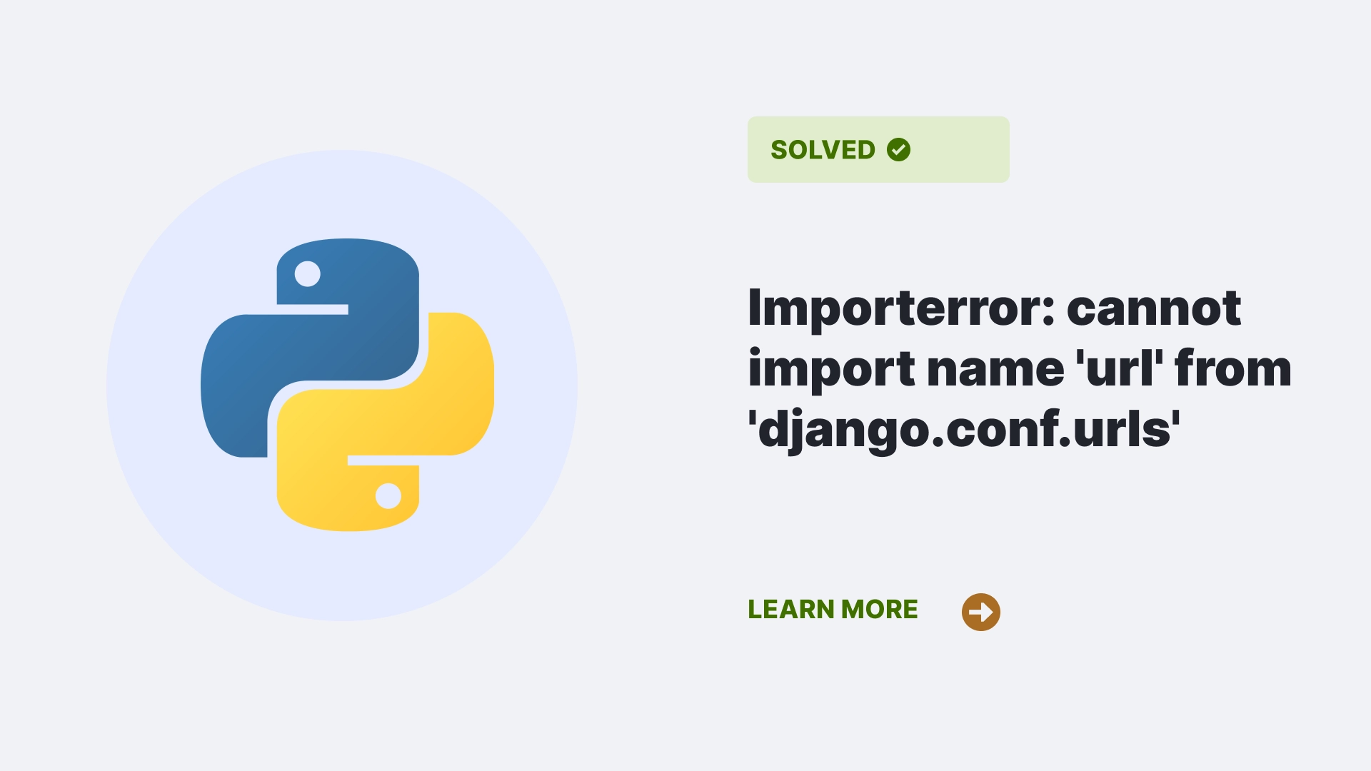 Importerror: cannot import name 'url' from 'django.conf.urls'
