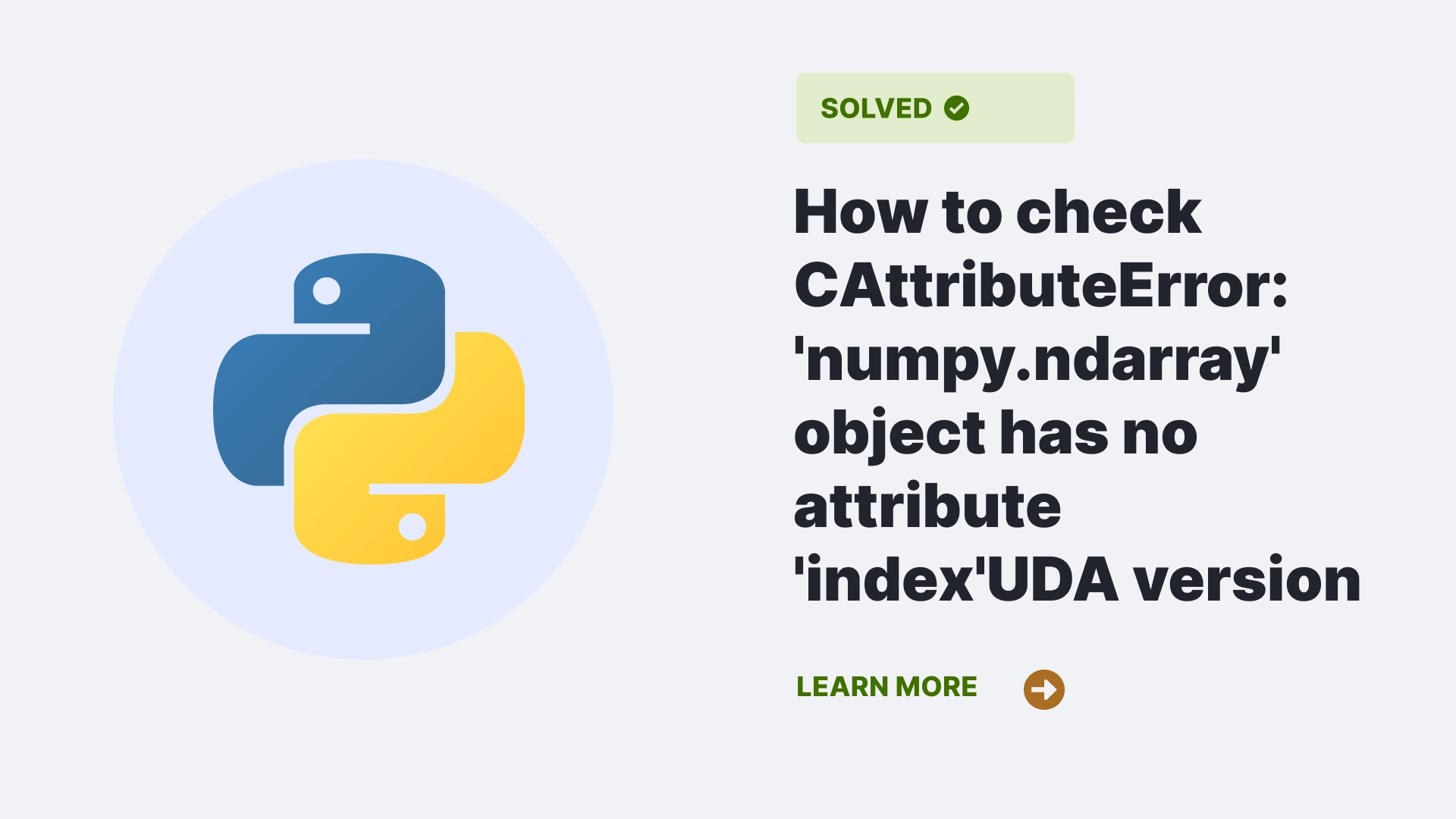 AttributeError: 'numpy.ndarray' object has no attribute 'index'